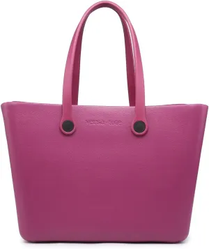 CARRIE Large Rubber Beach Bag Lightweight Waterproof Washable Durable Travel Tote for Boat Pool Sports Gym
