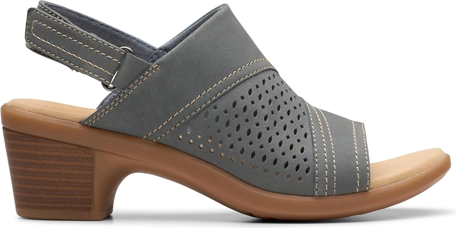 Clarks Women's Emily2 Mist Heeled Sandal