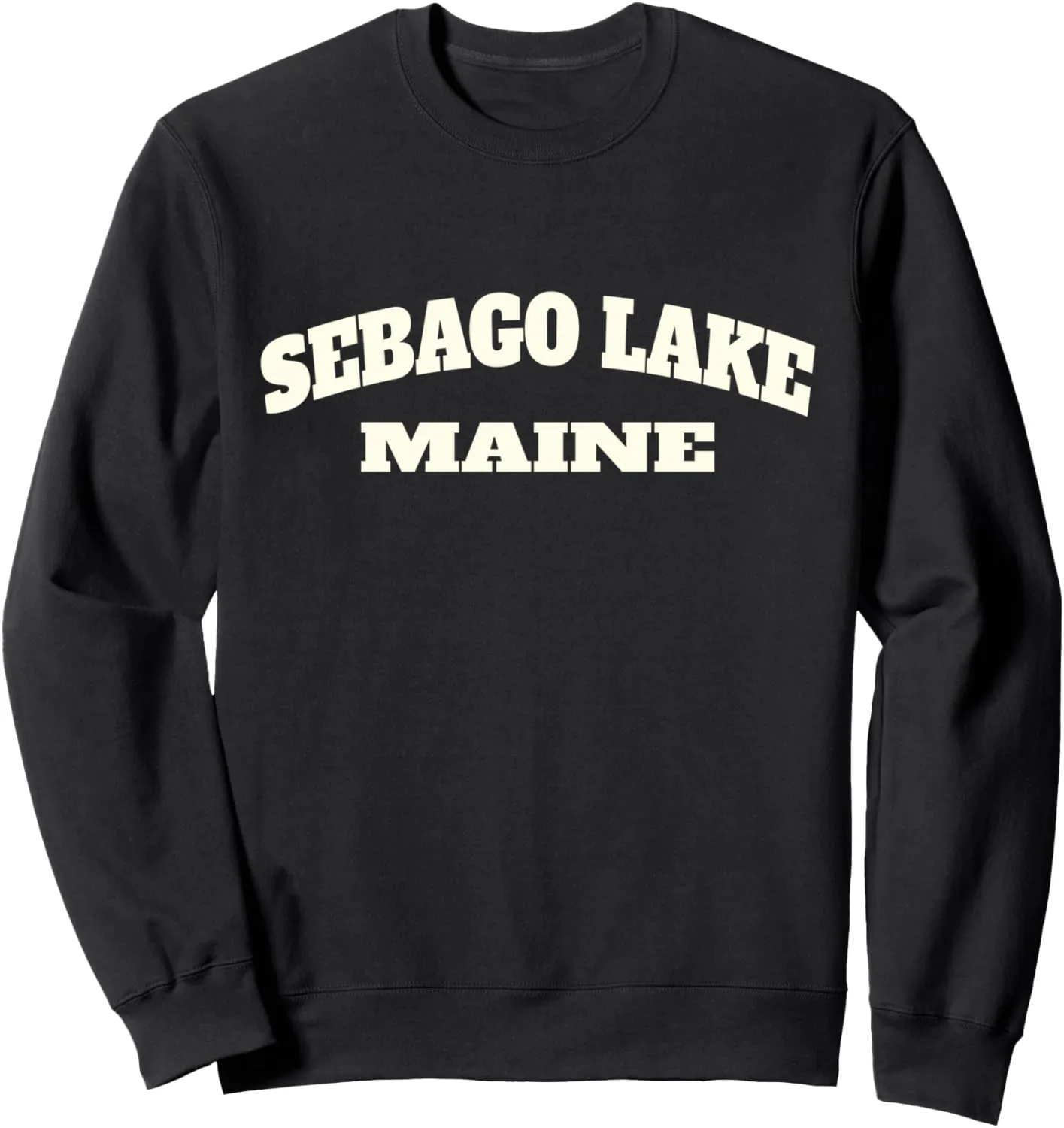 Classic Sebago Lake, Maine graphic - Vacationland Sweatshirt
