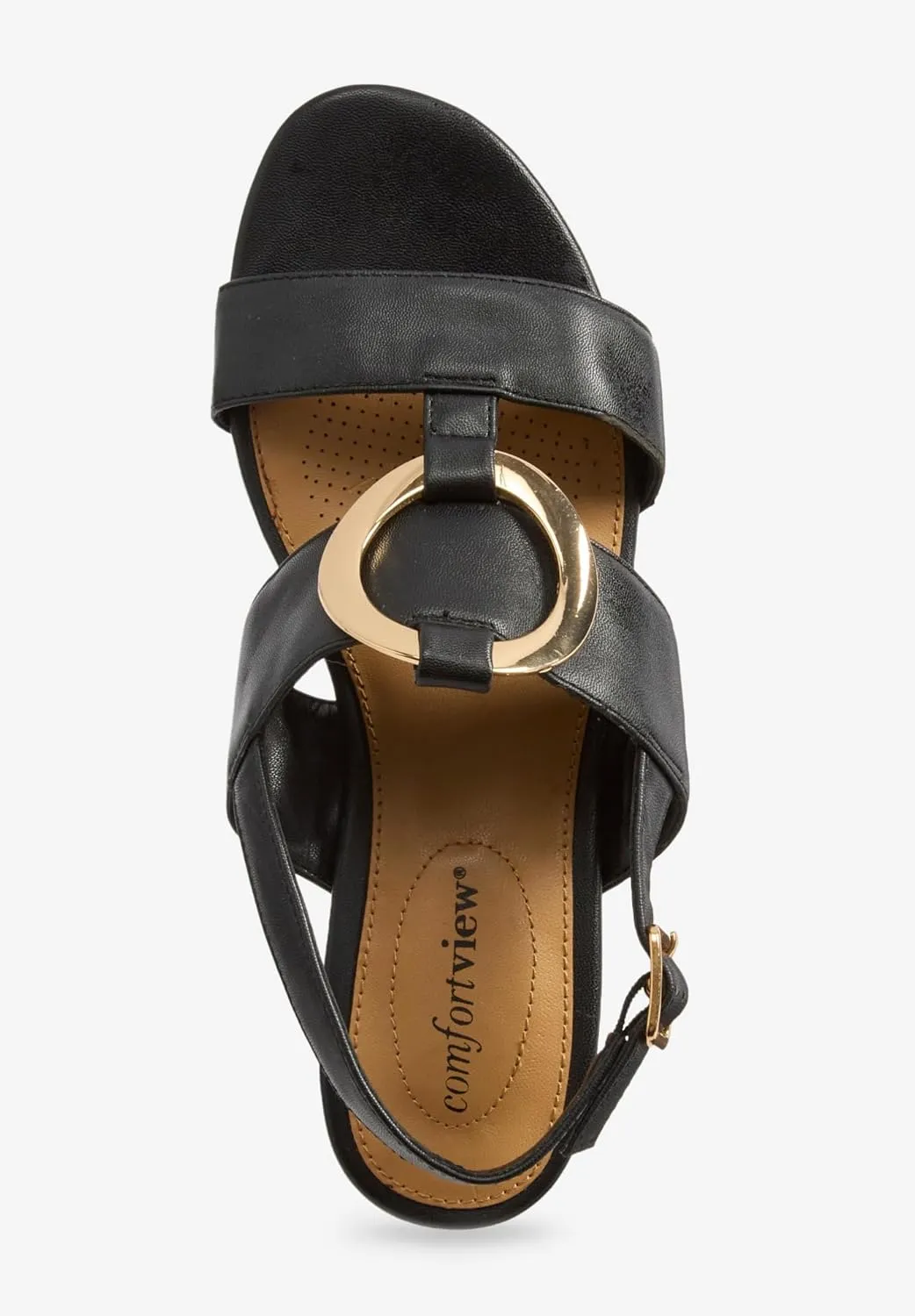 Comfortview Women's Wide Width The Rosetta Sandal