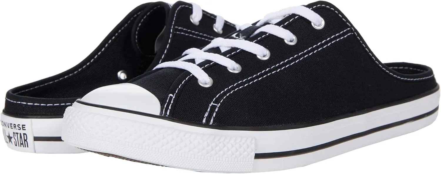 Converse Chuck Taylor All Star Dainty Mule Slip-On Black/Black/White 1 6.5 B (M)