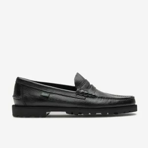 CORAUX LEATHER LOAFER - NOIR/NOIR