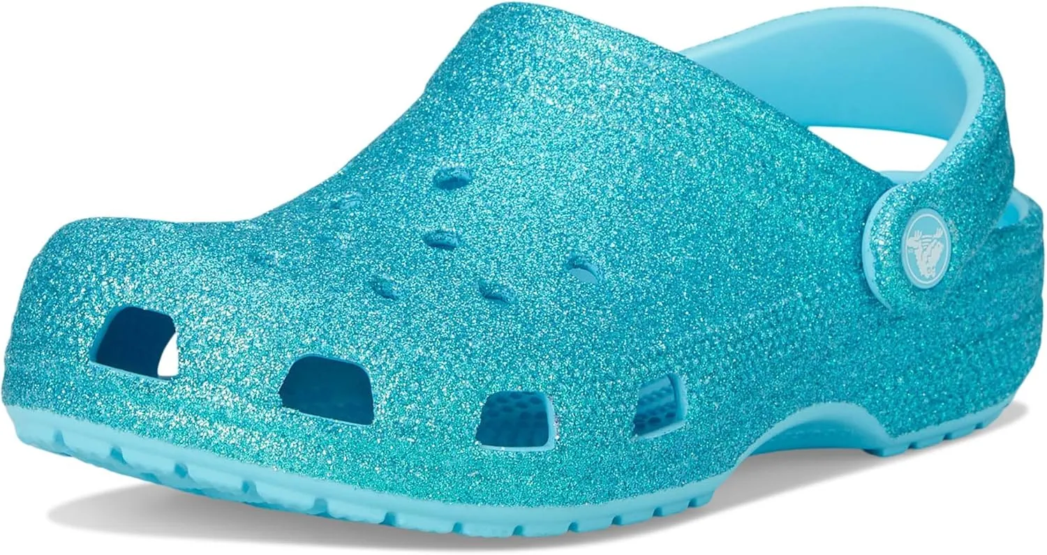 Crocs Kids' Classic Glitter Clog