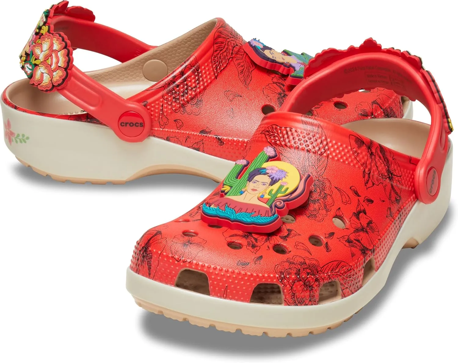 Crocs Unisex-Adult Frida Kahlo Classic Clog