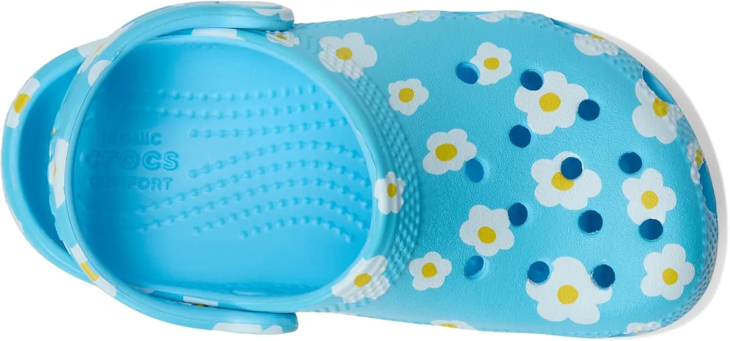 Crocs Unisex-Child Classic Clogs with Patterns and Graphics (Toddler)