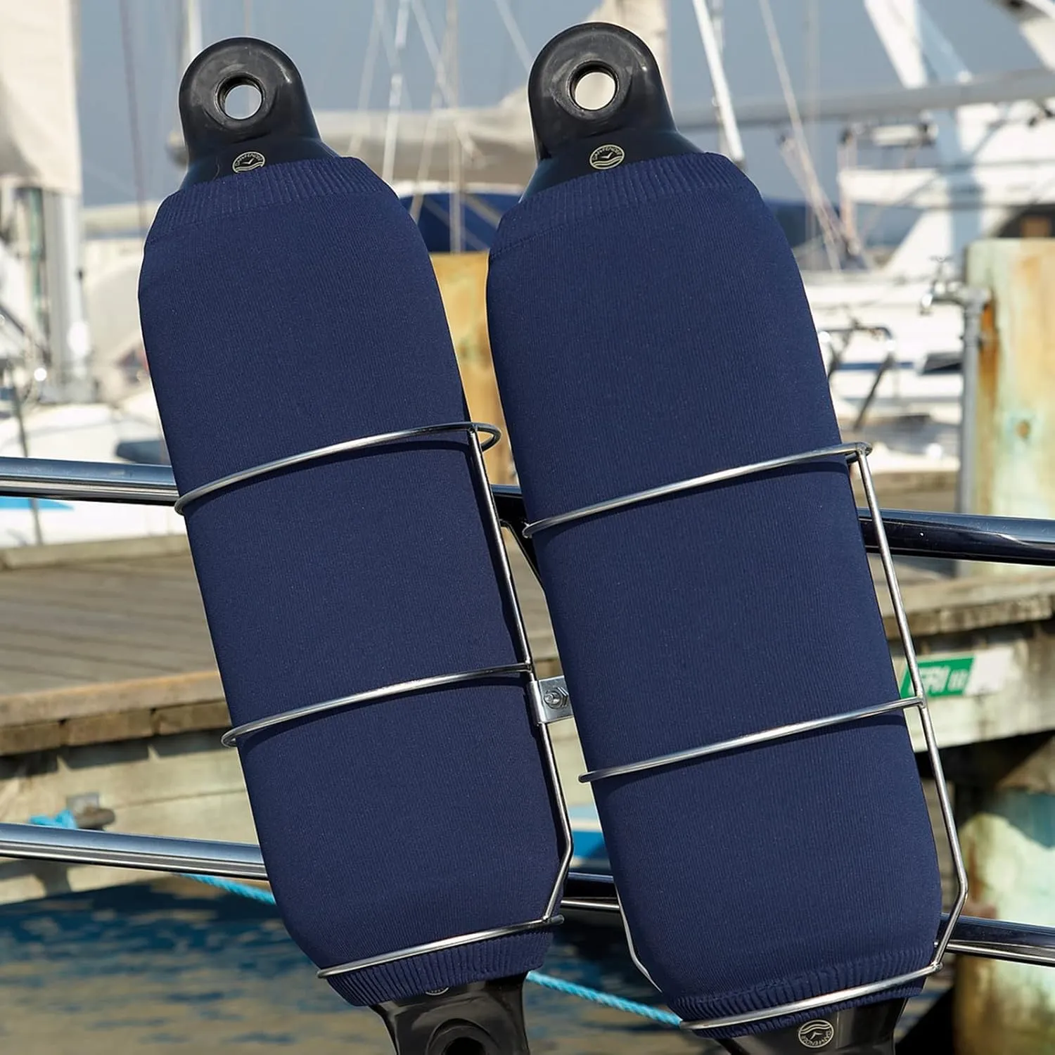 Dan-Fender Heavy Duty Fender Cover - Strong & UV Resistant, All Weather Conditions, Accessories for Bumpers & Docking