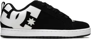 DC Shoes Men's Court Graffik Skate Shoe, Black/White, 5