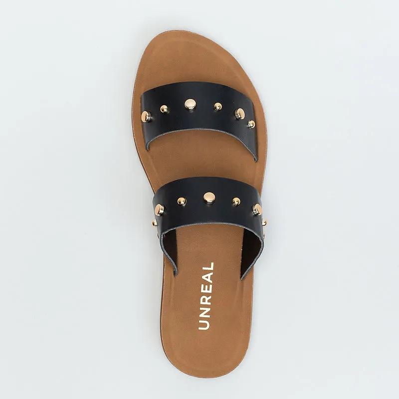 Double Band Stud Sandal _ 161542