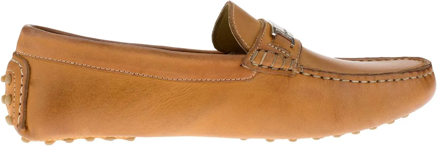 DTI BB Signature Mens Drenot Leather Slip-On Driving Shoes Moccasin Loafer