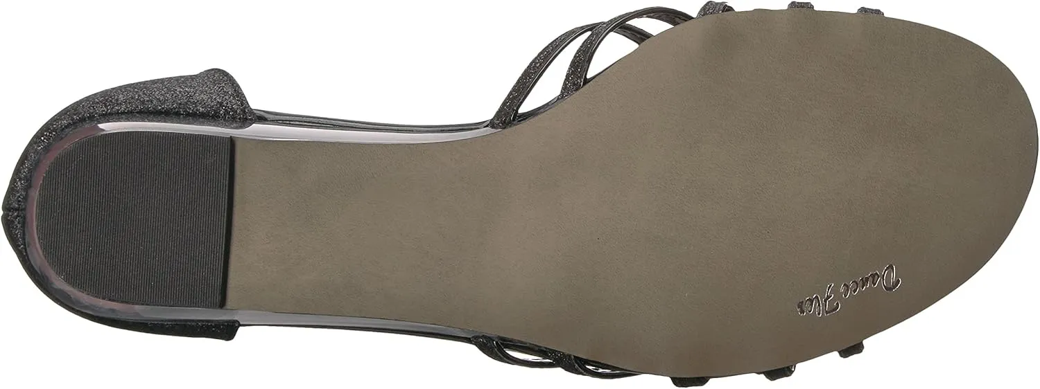 Easy Street Womens Tarrah Faux Leather Crossover Wedge Sandals