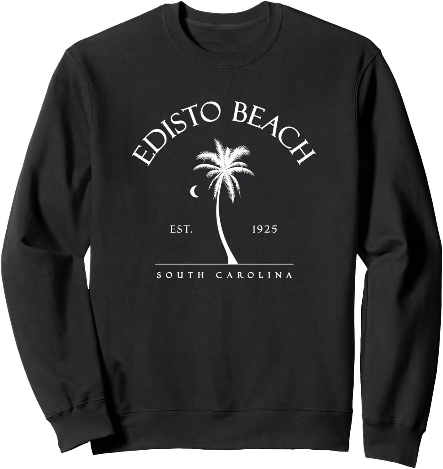 Edisto Beach Palm Tree Swimming Scuba Novelty Gift SC Sweatshirt