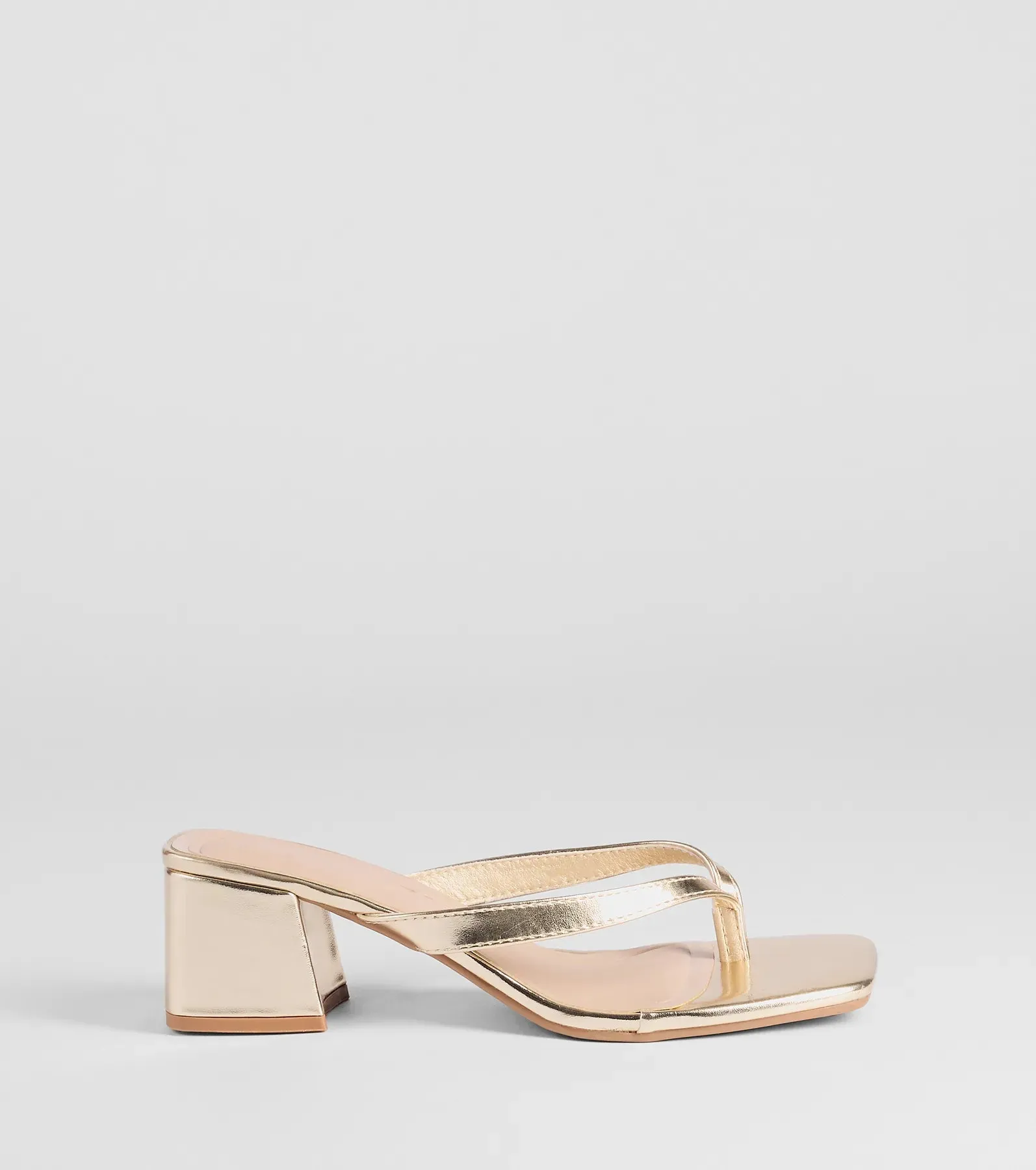 Elevated Chic Thong-Strap Mules