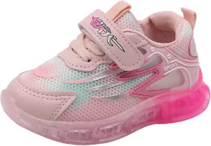 EnJoCho Girls Indoor Foot Warmer Children Light Up Shoes LED Light Up Sports Shoes Casual Breathable Baby Children Shoes