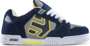 etnies Men's Faze Skate Shoe, Navy/Grey/Yellow, 11.5