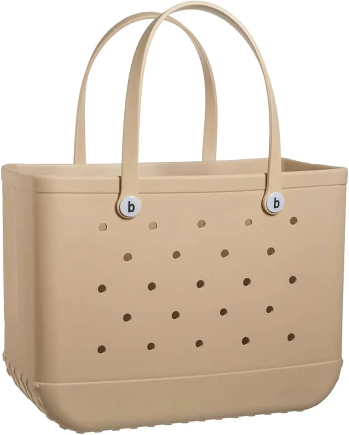 EVA Beach Tote Bag - Waterproof Washable Tip Proof Durable Open Tote Bag for the Beach Boat Pool Sports