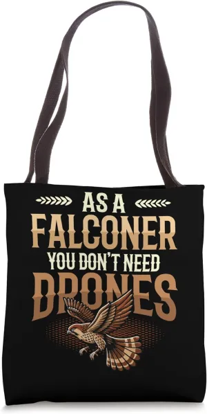 Falcon Trainer Hawk Falconry Tote Bag