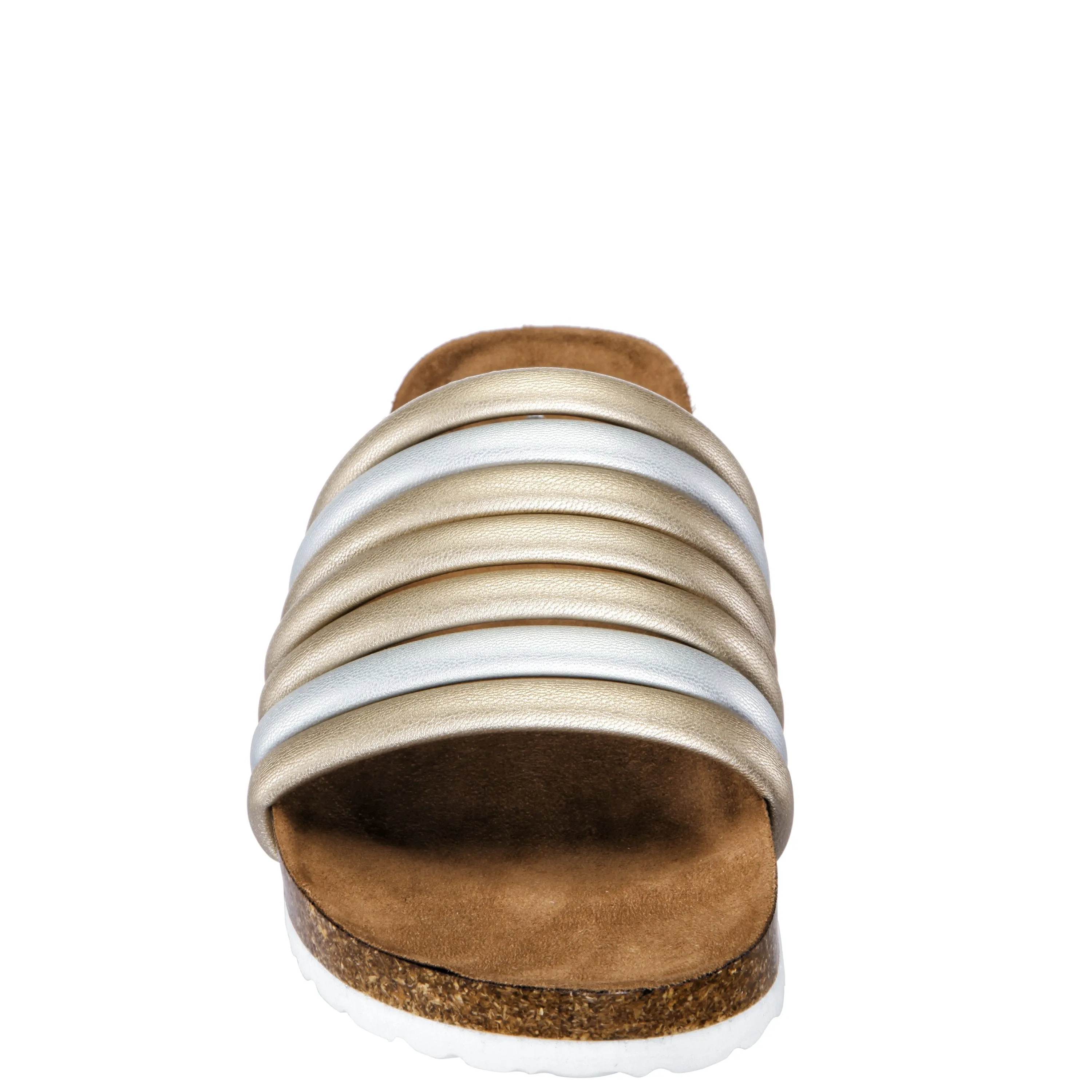 FAME-SILVER/GOLD SOFT NAPPA/PATENT