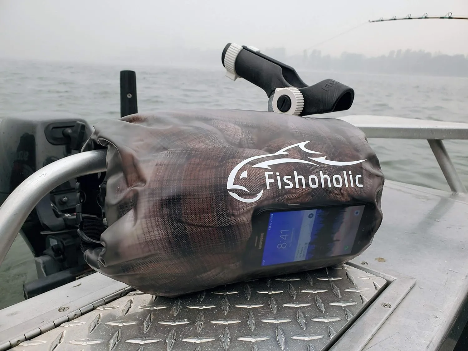 Fishoholic Dry Bag - Waterproof Gear Bags - Fail-Safe Snap - Made Tough & Durable for Kayaking Boating Fishing Hiking Camping Paddle Board & Tailgaiting