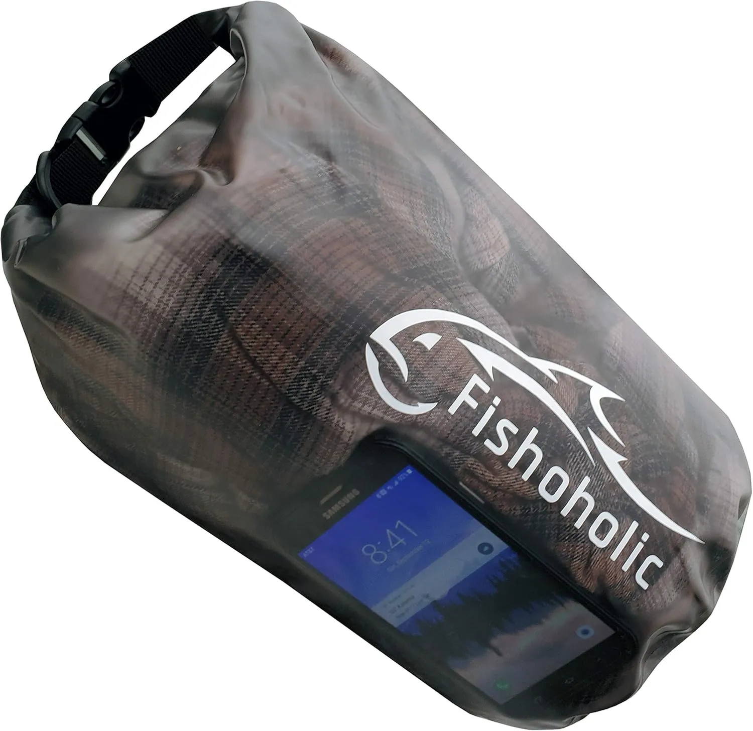 Fishoholic Dry Bag - Waterproof Gear Bags - Fail-Safe Snap - Made Tough & Durable for Kayaking Boating Fishing Hiking Camping Paddle Board & Tailgaiting