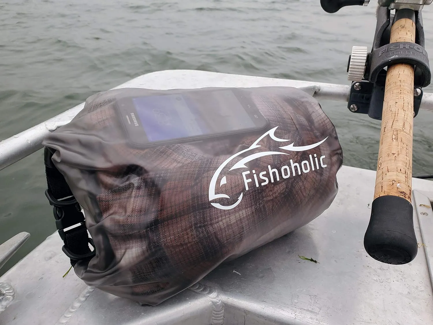 Fishoholic Dry Bag - Waterproof Gear Bags - Fail-Safe Snap - Made Tough & Durable for Kayaking Boating Fishing Hiking Camping Paddle Board & Tailgaiting