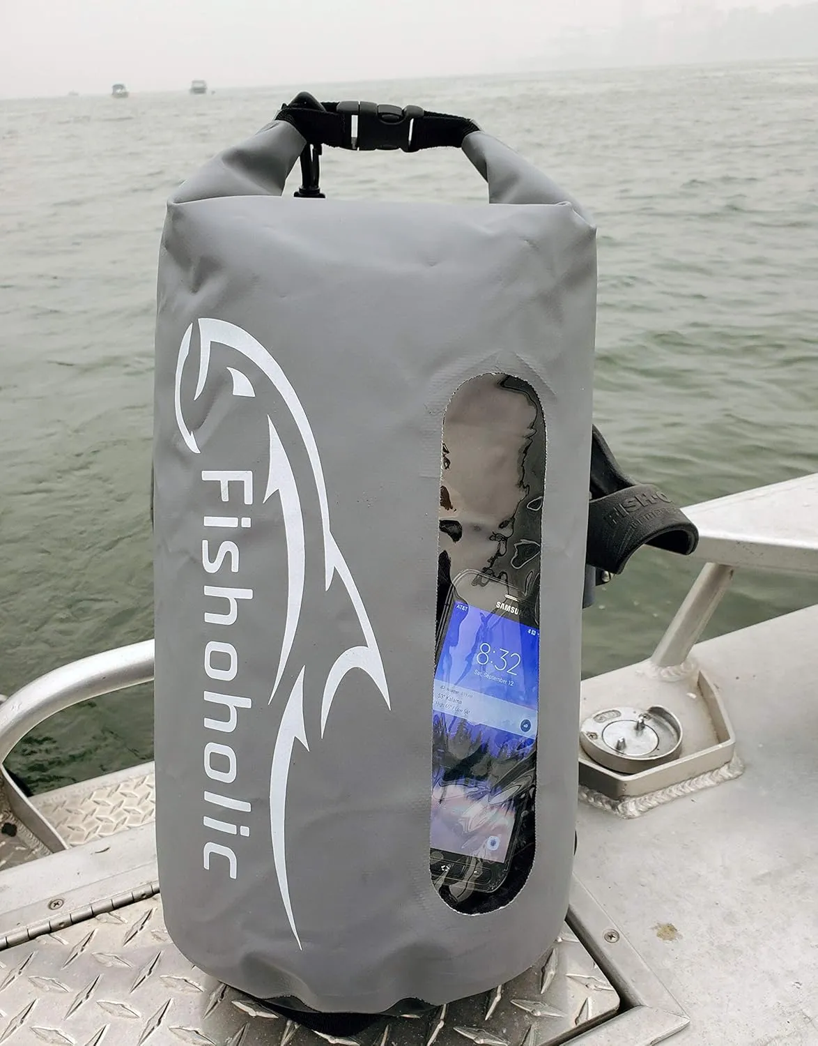 Fishoholic Dry Bag - Waterproof Gear Bags - Fail-Safe Snap - Made Tough & Durable for Kayaking Boating Fishing Hiking Camping Paddle Board & Tailgaiting