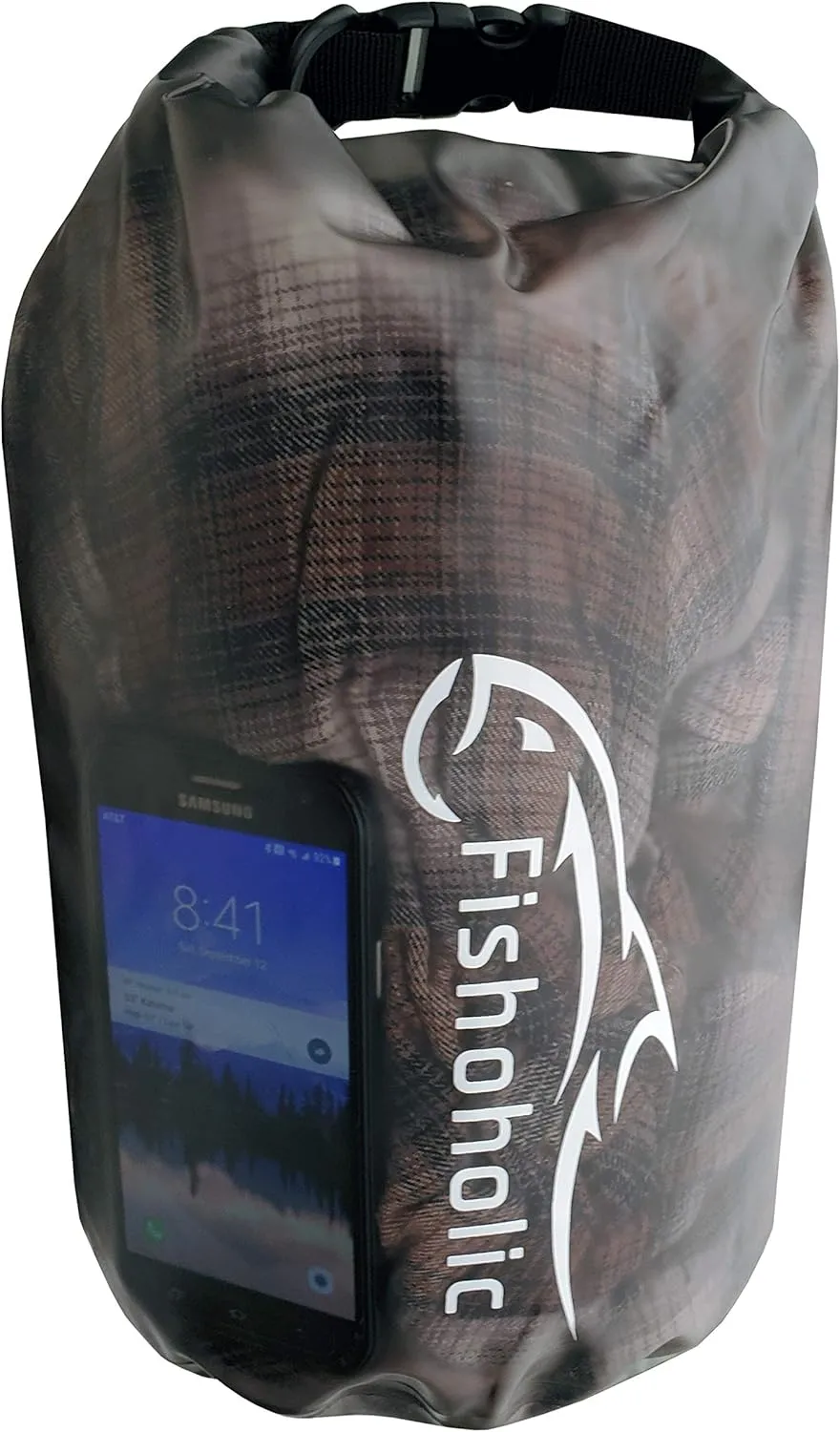 Fishoholic Dry Bag - Waterproof Gear Bags - Fail-Safe Snap - Made Tough & Durable for Kayaking Boating Fishing Hiking Camping Paddle Board & Tailgaiting