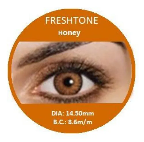 Freshtone Blends: Honey Contact Lenses