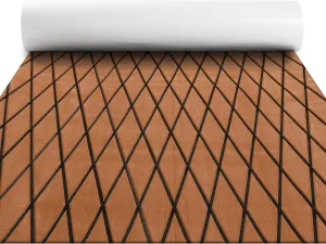 Fullfire Boat Flooring - EVA Foam Boat Decking - Marine Mat Self-Adhesive Flooring Sheet Marine Carpet for Motorboat Yacht Kayak RV