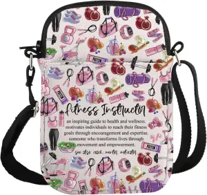 G2TUP Gym Lover Gift Fitness Instructor Definition Crossbody Bag Personal Trainer Travel Bag Fitness Coach Gift