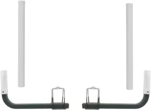 Galvanized Steel Boat Trailer Guide with PVC Pipes for Ski Boat Fishing Boat, Sailboat Trailer 40 Inches