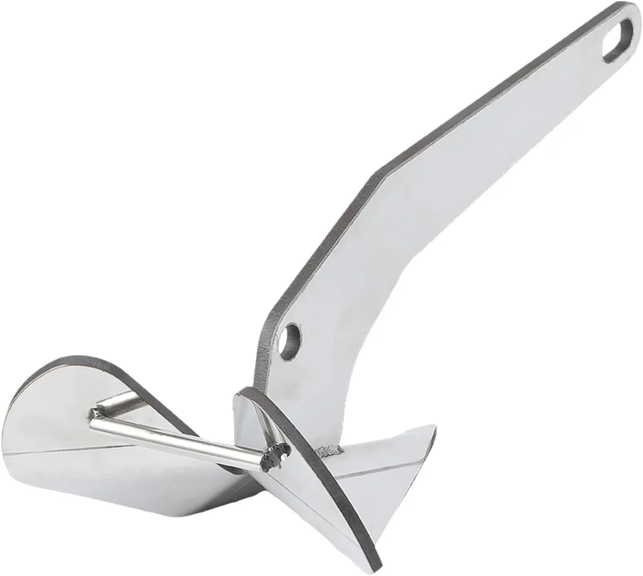 GAOMON 316 Stainless Steel Delta-Style Anchor, Fluke Anchor for Pontoon, Dinghies, Fishing Boats, Bass Boats, Sport Boats