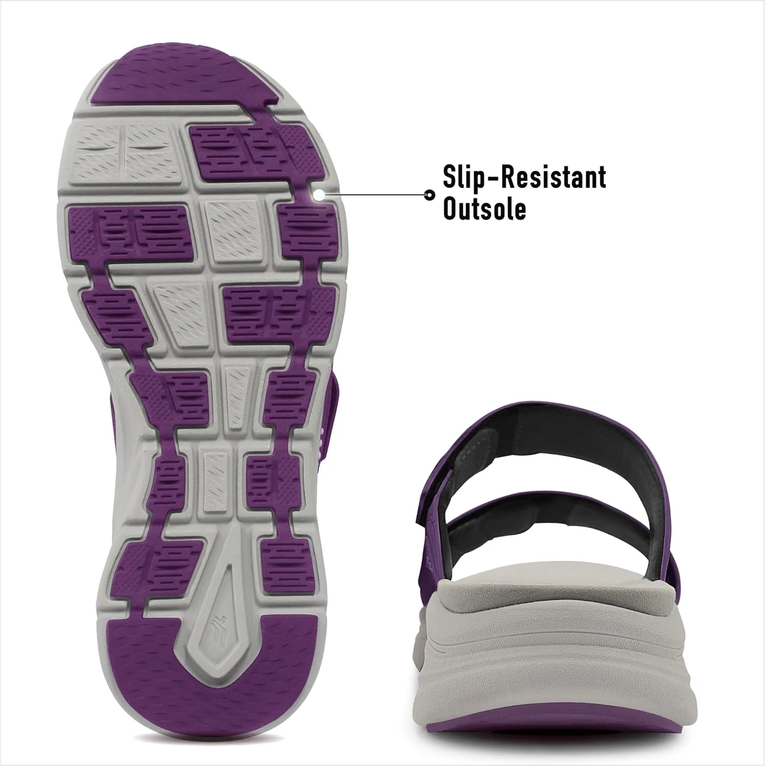 Gold Pigeon Shoes EVA Anti-Fatigue Ultra-Cushion Unisex Slide Sandals Adjustable Straps