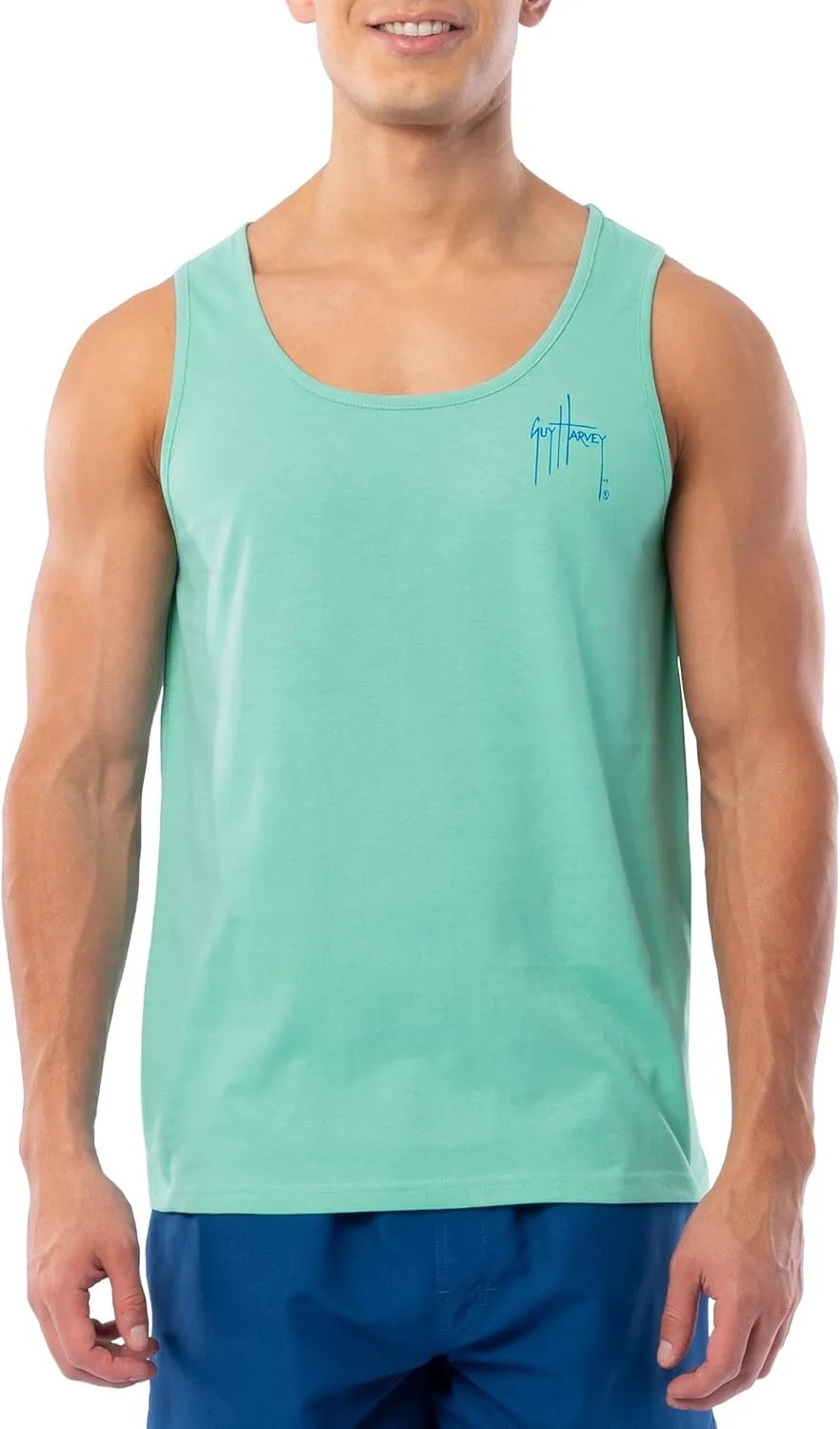 Guy Harvey Men's Fish Collection Graphic Tank Top