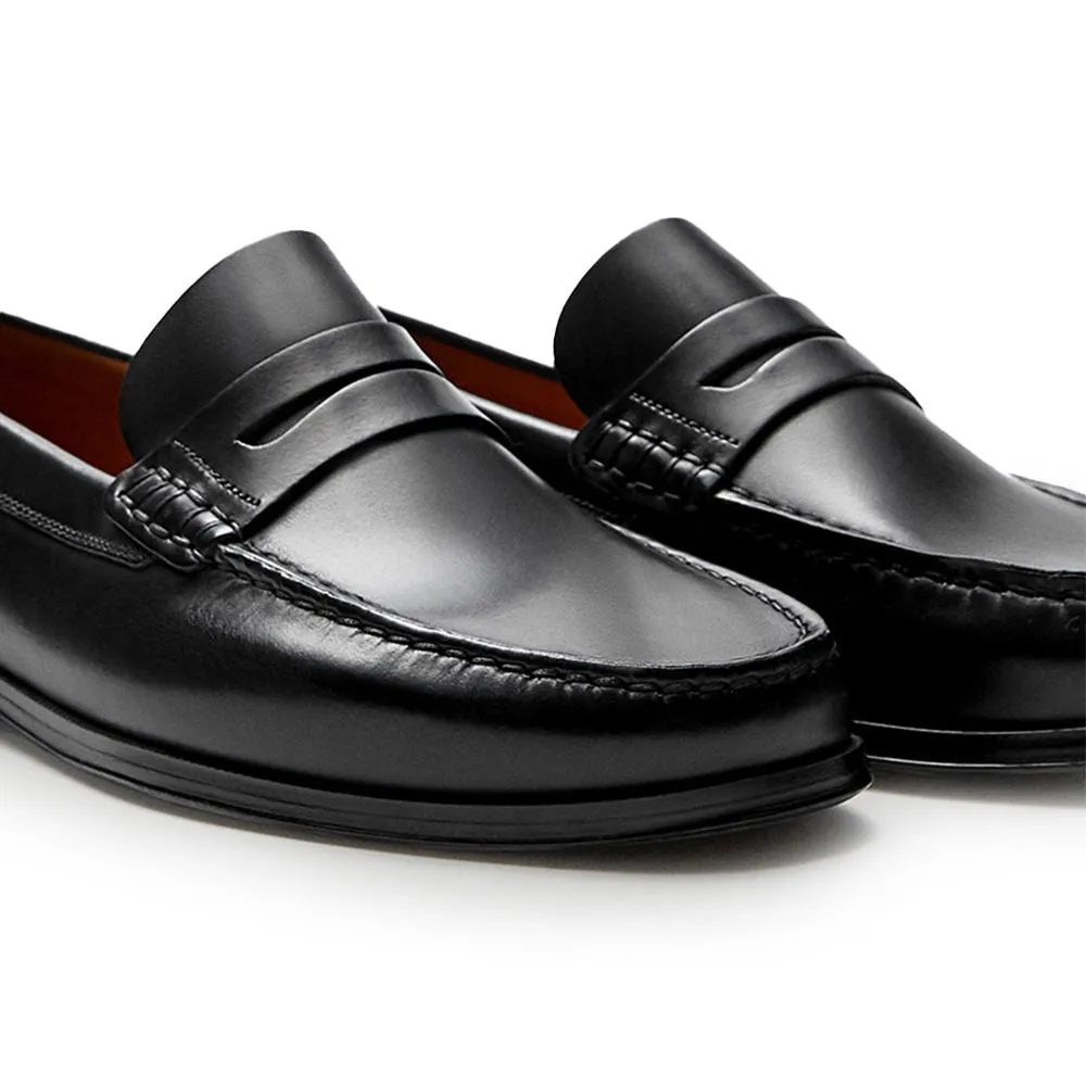 Handmade Cow Leather Loafer Shoes for Men