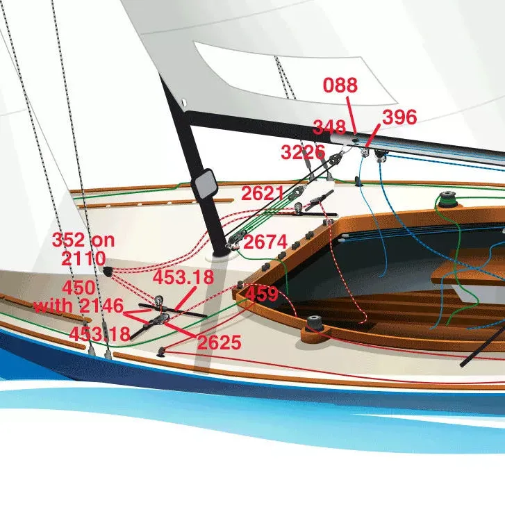 Harken 27mm Low-Beam Pinstop Track — 1.8 m