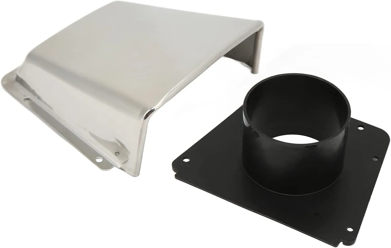 Health Gear Marine Boat Vent Cover, Solid Stainless Steel Marine Intake and Cowl Ventilator Cover with Nylon Base, Marine Vent Cover for Boats Yachts Accessory