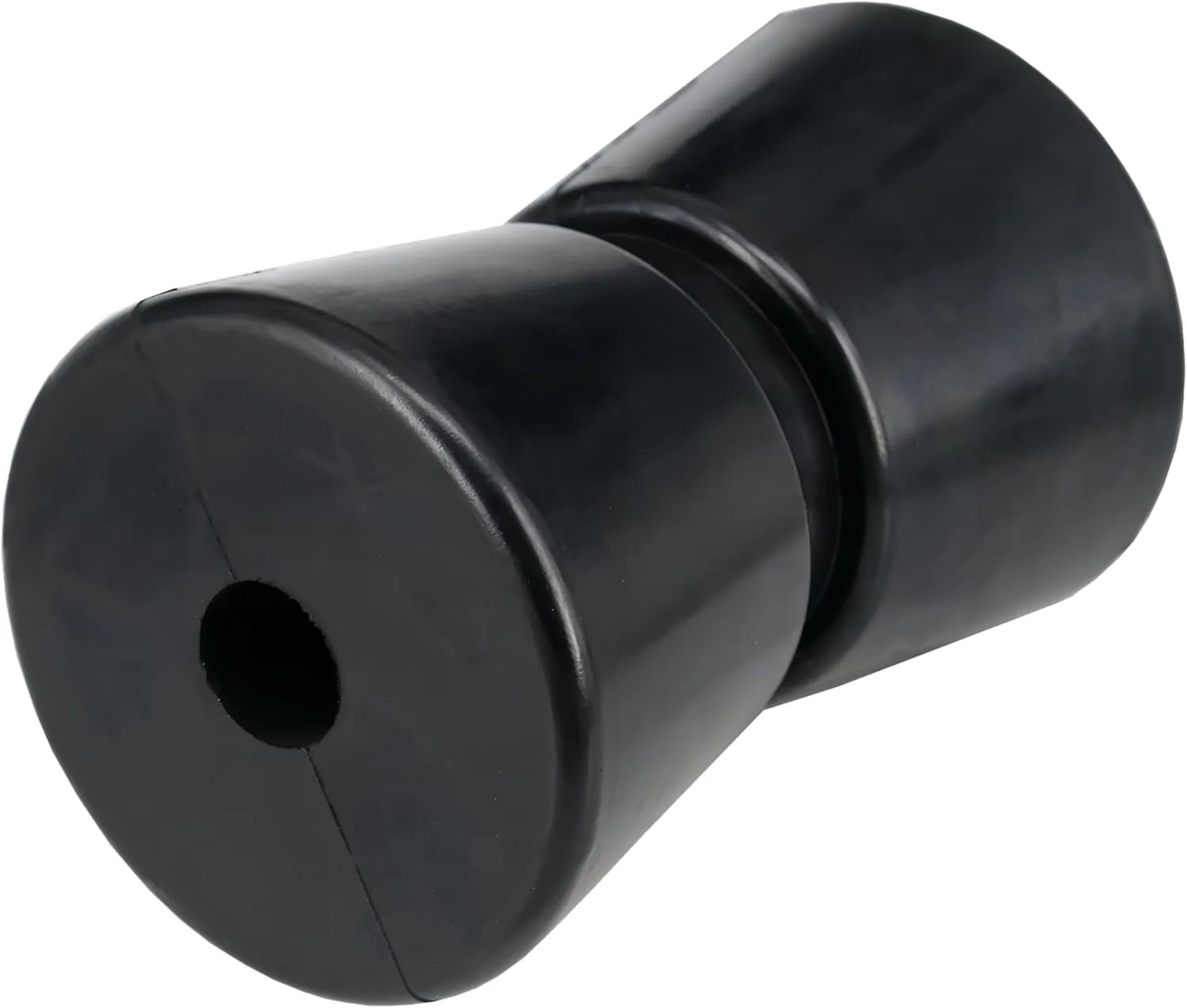 Heavy Duty Boat Trailer Roller, 4-3/5" 7-5/16" 9-1/4" 11-3/16" Rubber Boat Trailer Keel Roller Fits 5" 8" 10" 12" Wide Bracket, Black