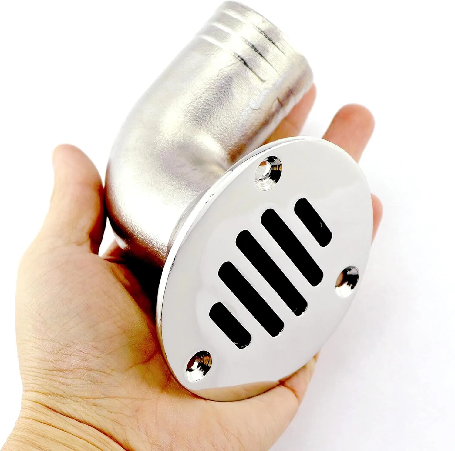 Heavy Duty Marine Boat Floor Drain,316 Stainless Steel 90 Degree Boat Floor Deck Water Drain Thru Hull Plumbing Fitting Hardware,Free Fasterners