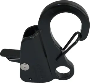 heyous Stainless Steel Black Boat Anchor Hook 3/8inch Yacht Boat Rope Threading Hook Fender Adjustment Sliding Rope Threading Hook Knotless Anchor System