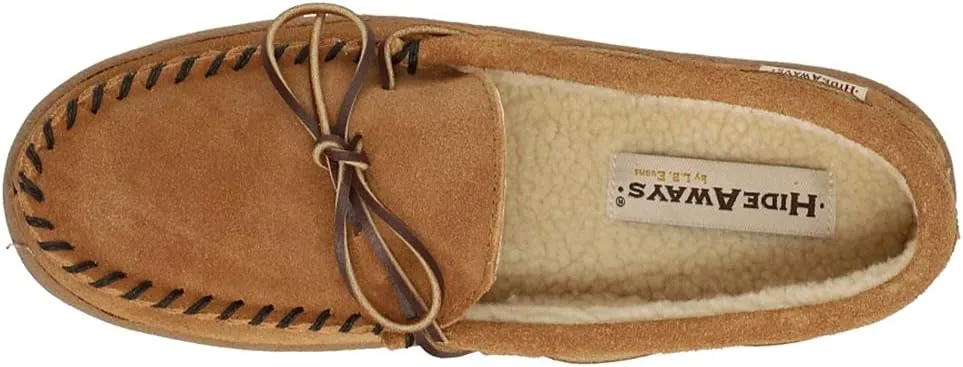 Hideaways by LB Evans Mens Morgan Moccasin Casual Slippers Casual - Brown