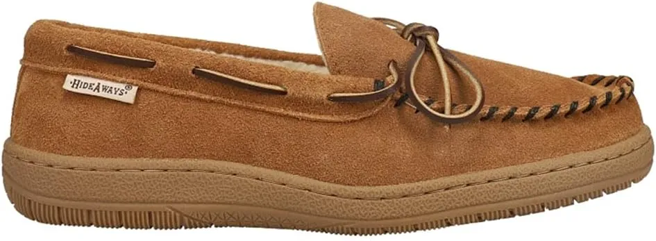 Hideaways by LB Evans Mens Morgan Moccasin Casual Slippers Casual - Brown