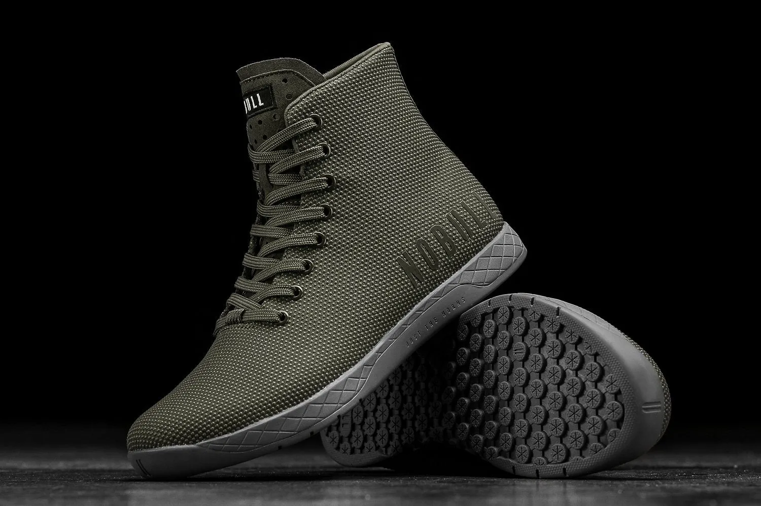 HIGH-TOP ARMY GREY TRAINER (MEN'S)