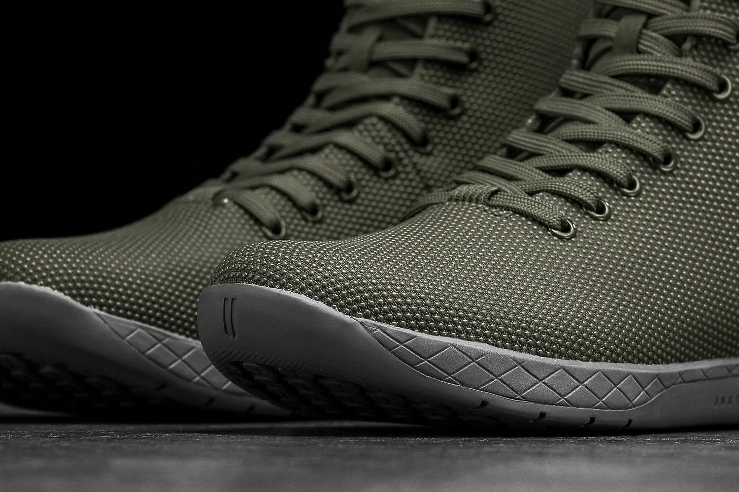 HIGH-TOP ARMY GREY TRAINER (MEN'S)