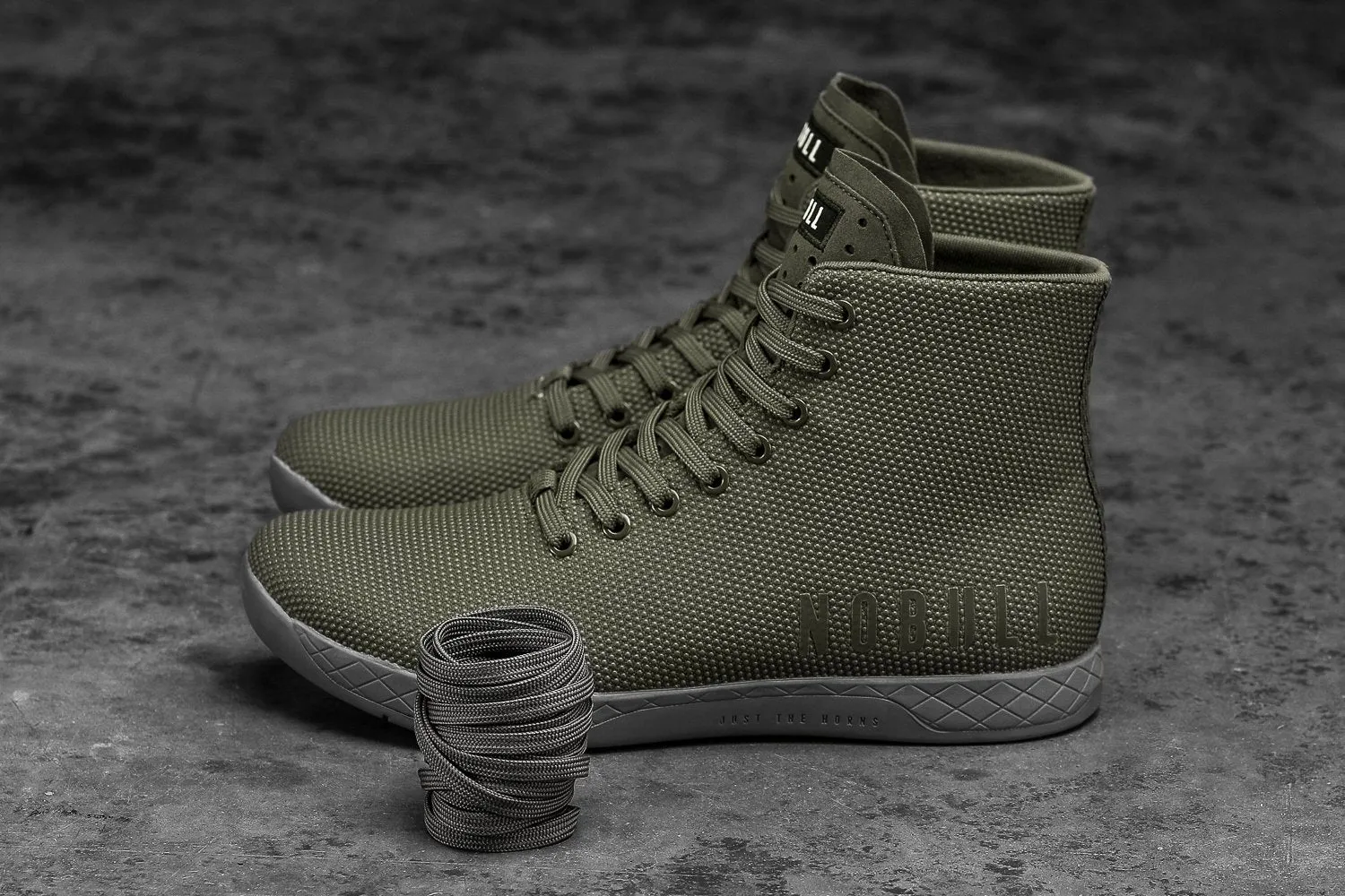 HIGH-TOP ARMY GREY TRAINER (MEN'S)