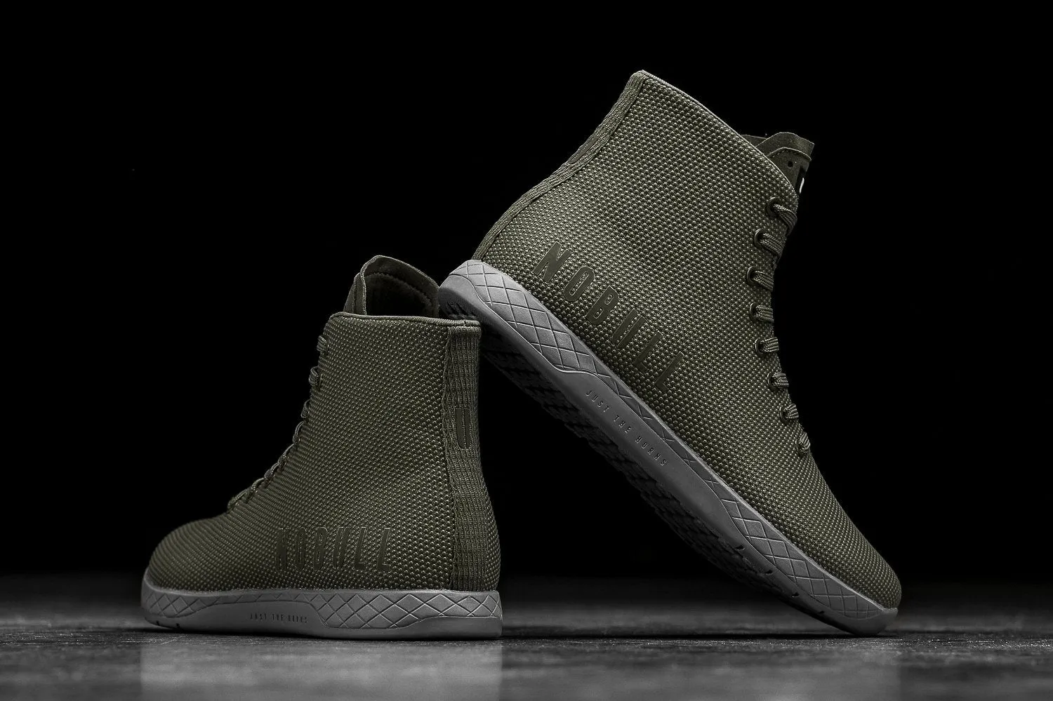 HIGH-TOP ARMY GREY TRAINER (MEN'S)