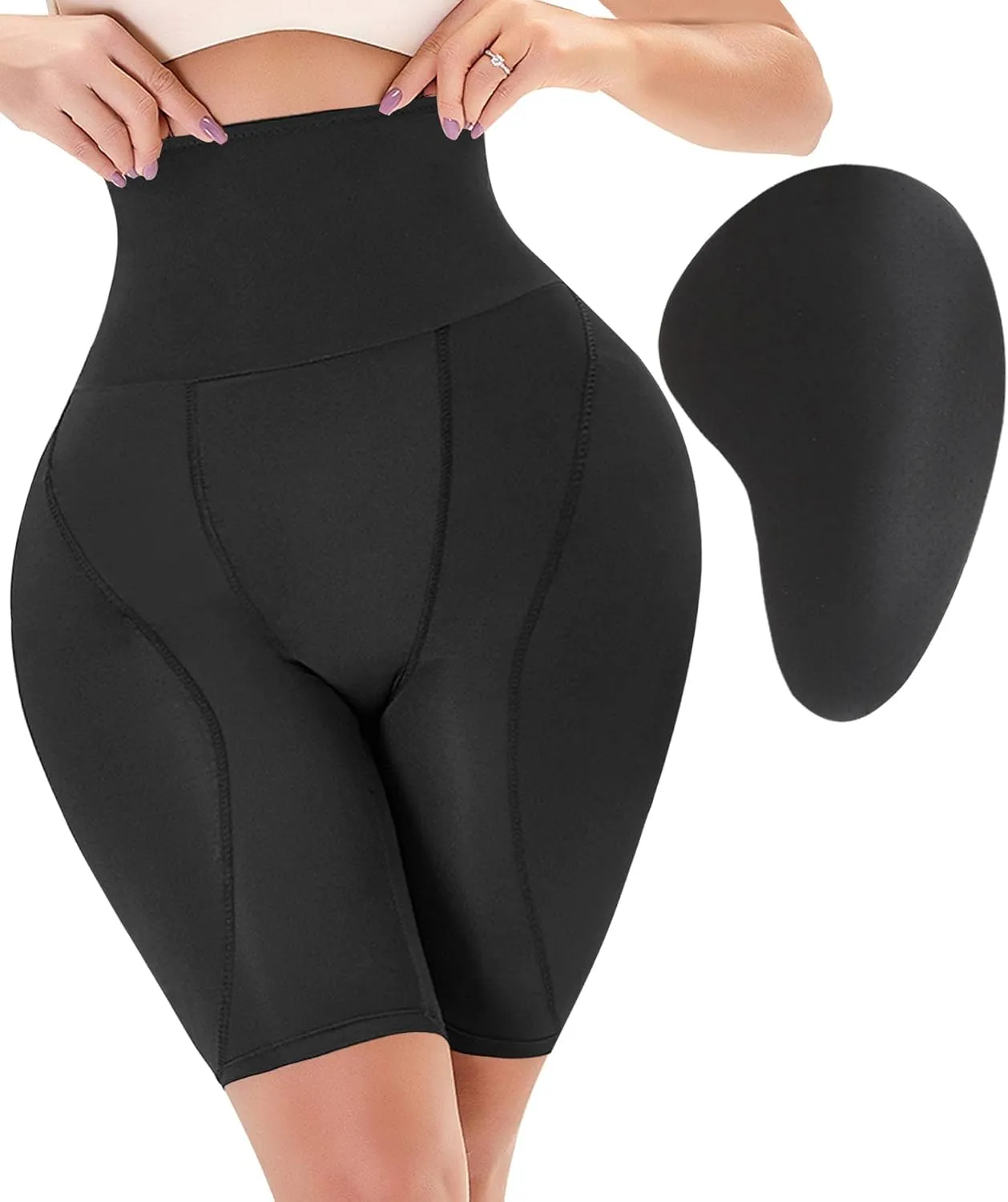 Hip Pads for Women Shapewear Butt Lifter Shaper with Butt Pads Hip Padded Shapewear Enhancer to Make Butt Bigger