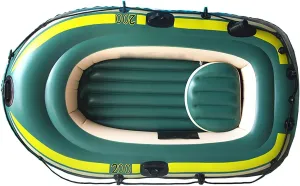 Inflatable Kayak, Inflatable Boat 2 People Fishing Boat Double Boat Inflatable Boat PVC Inflatable Boat Rubber Boat