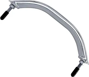 ISURE MARINE 8'' Boat Polished Grab Handle Round Tube Grab Bar Handrail 316 Stainless Steel for Marine Yacht RV