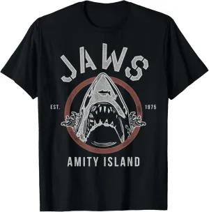 Jaws Retro Stencil T-Shirt
