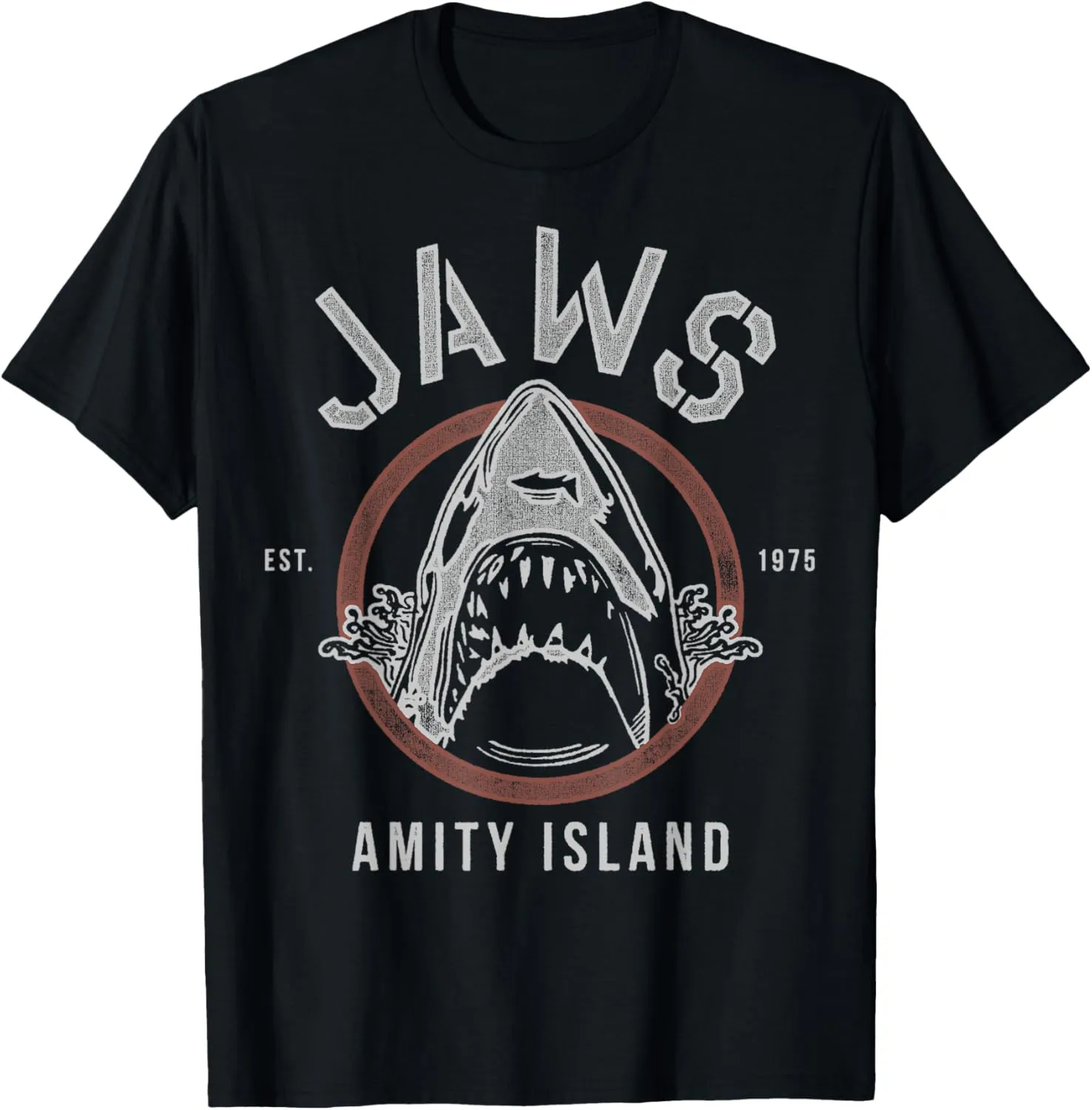 Jaws Retro Stencil T-Shirt